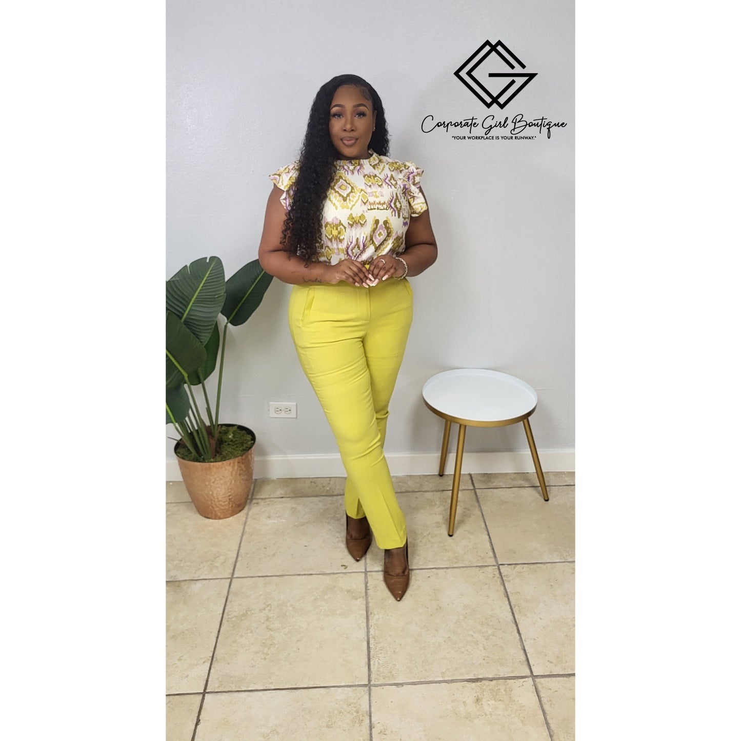 Regal Ruffle Blouse