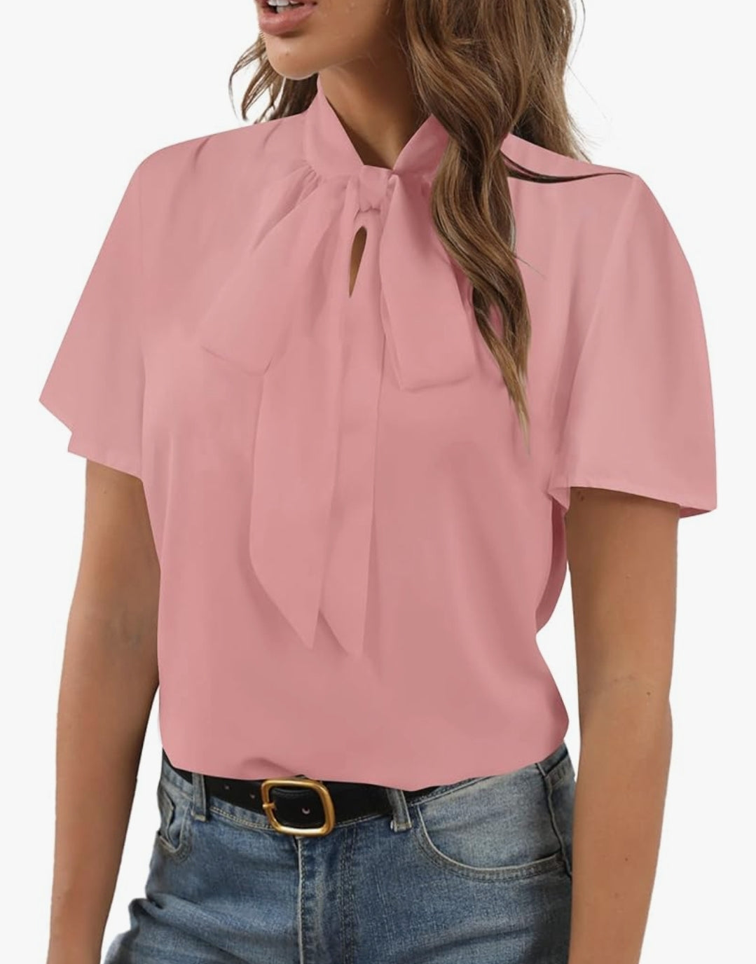 Executive Charm Bow Blouse