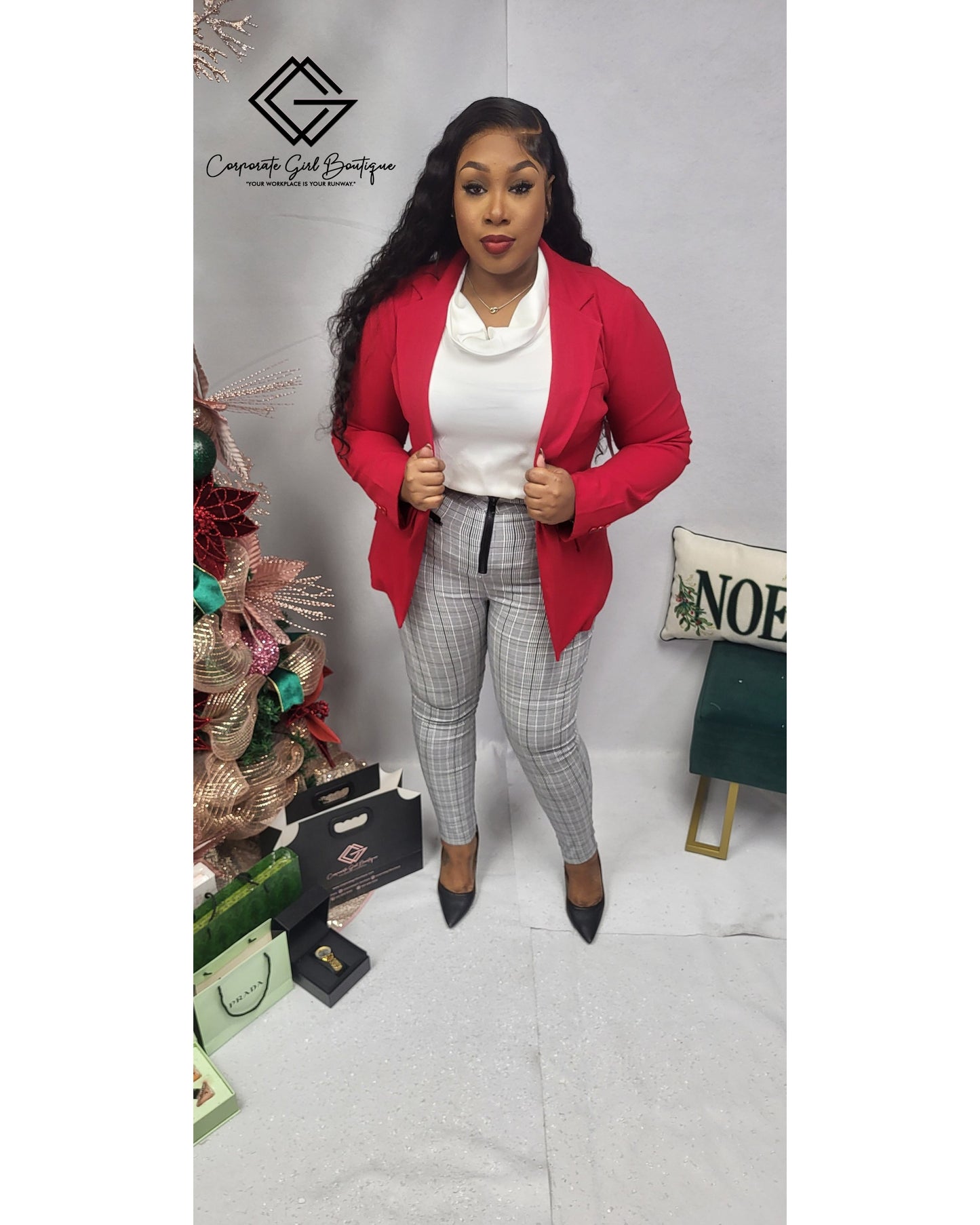 Red Executive Blazer