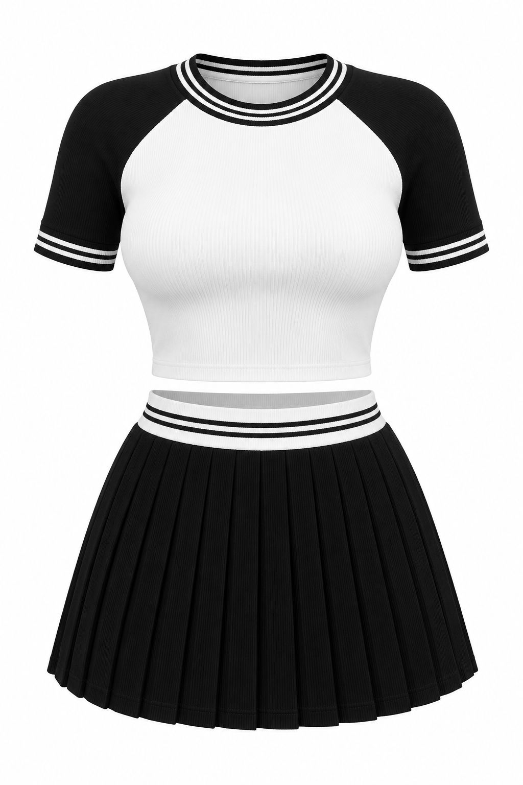 Two Piece Skater Skirt Set