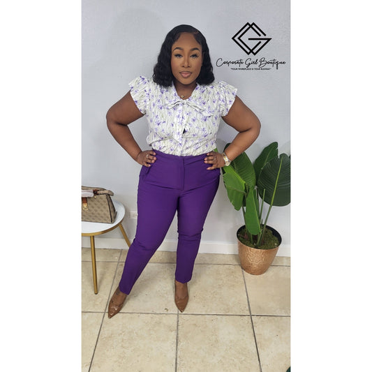 Daisy Dream Short Sleeve Bow Blouse