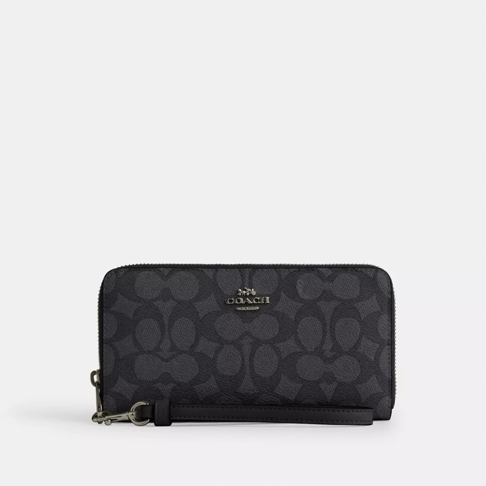 Coach Long Zip Around Wallet
