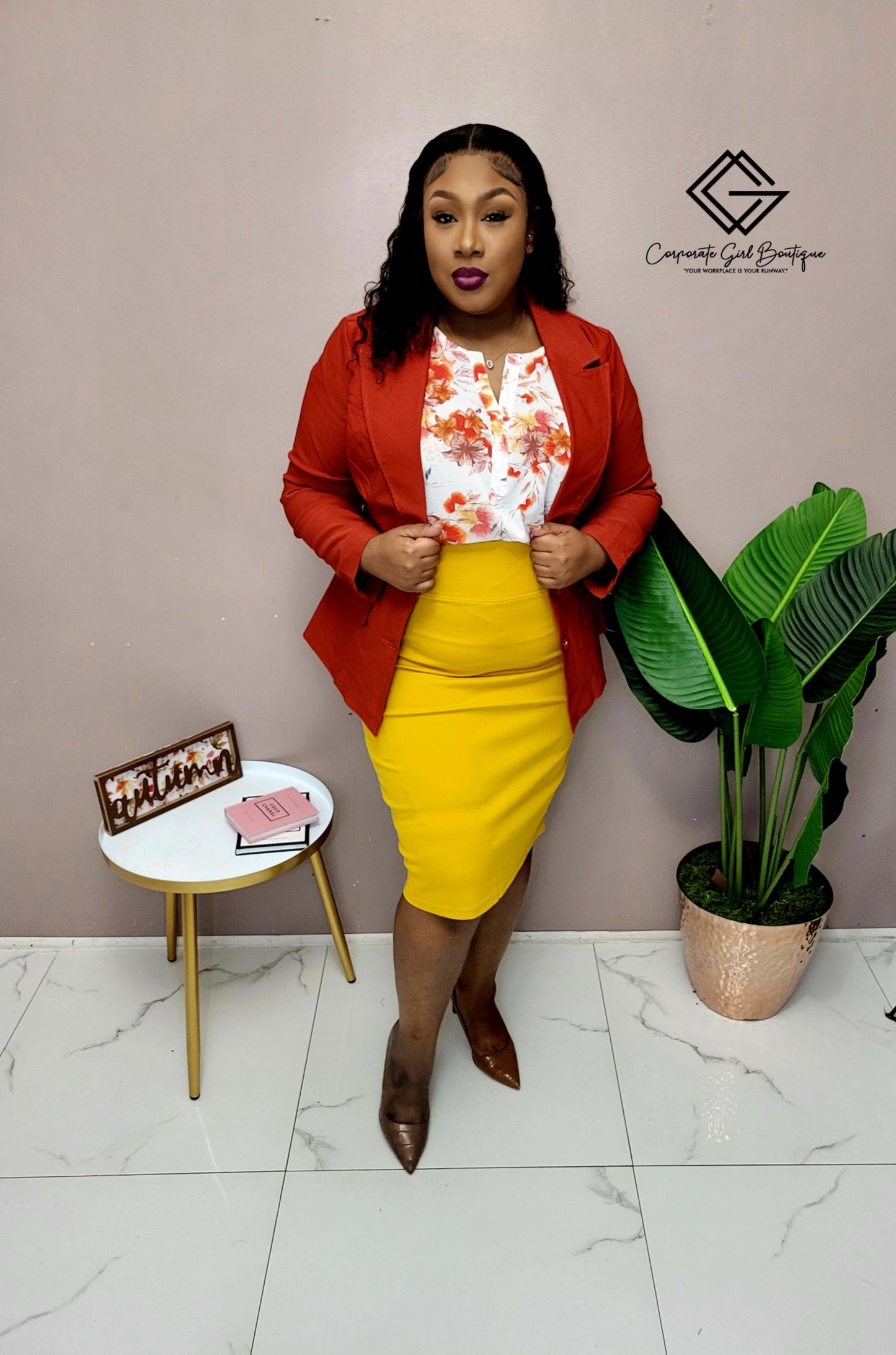 Who's The Boss Blazer - Plus Size