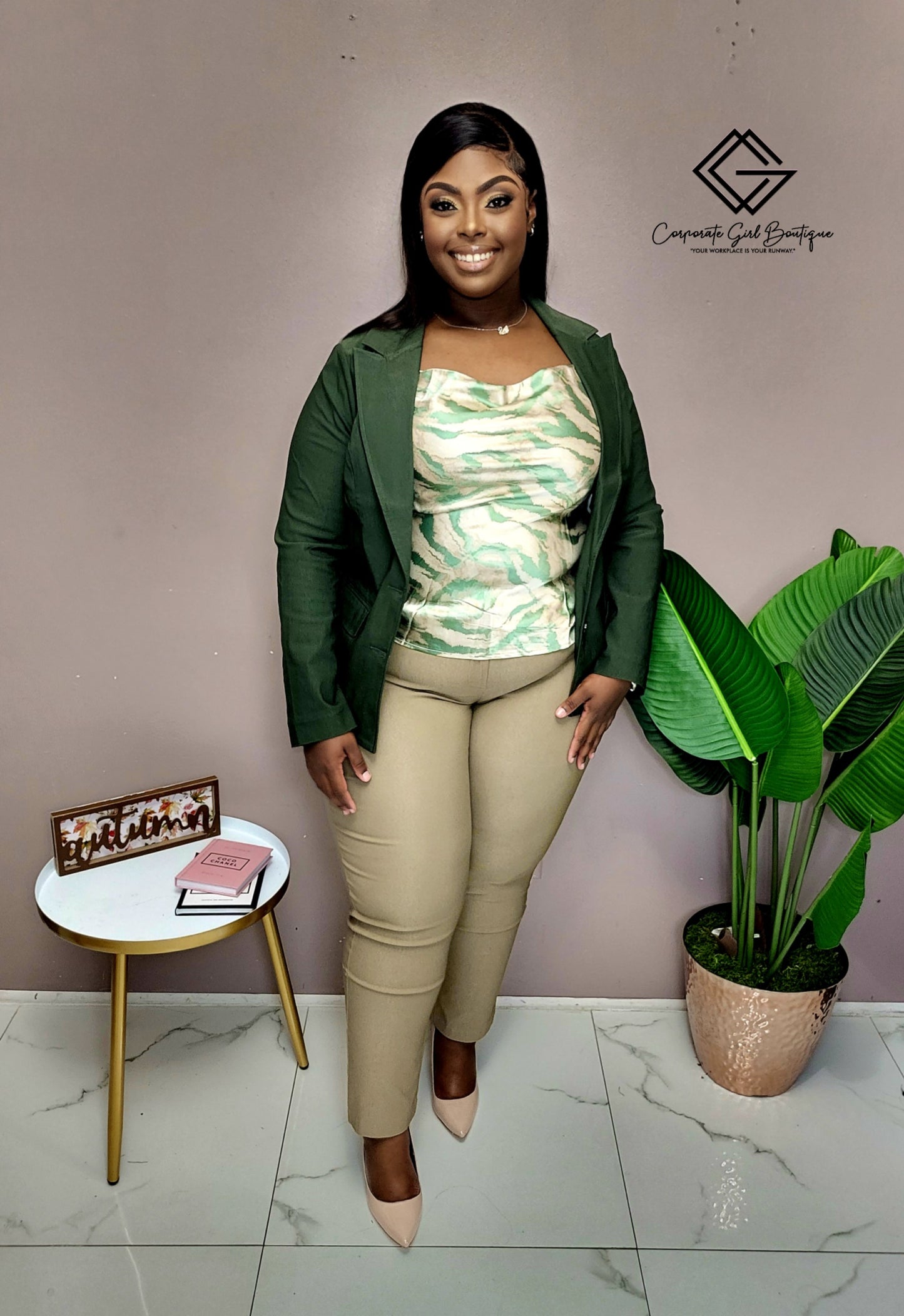 Who's The Boss Blazer - Plus Size