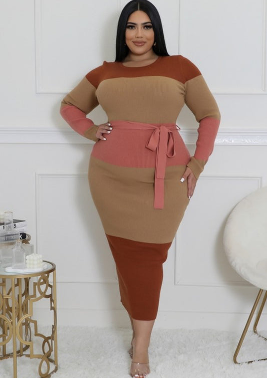 Sweater Dress- Plus size