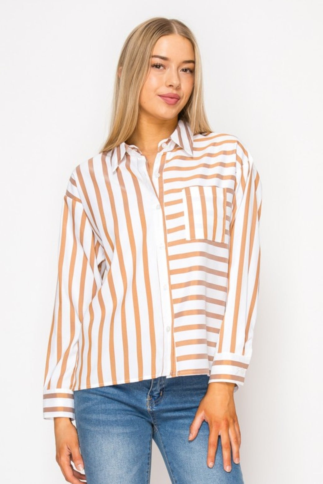 Classic Stripped Blouse