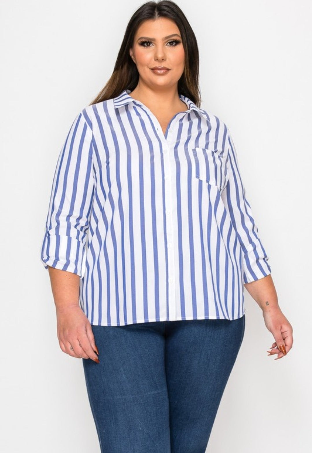 Classic Stripped Blouse