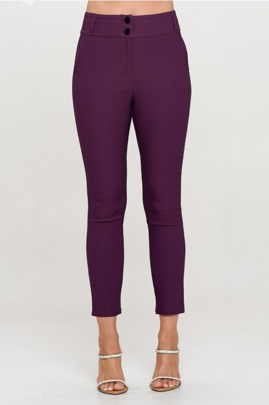 Dual Button Pixie Pants
