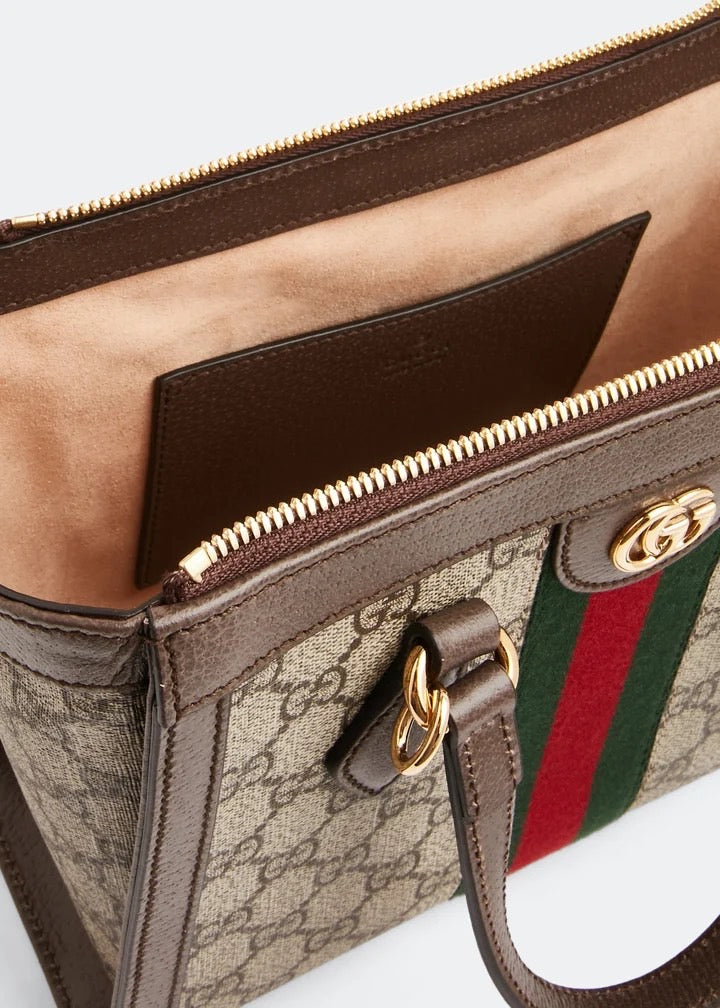 Opheida Gucci Canvas Supreme Medium Tote