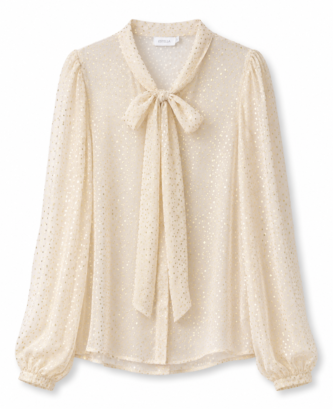 Luna Tie Neck Blouse