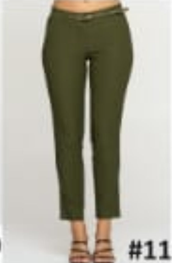 Chino Pixie Ankle Pants