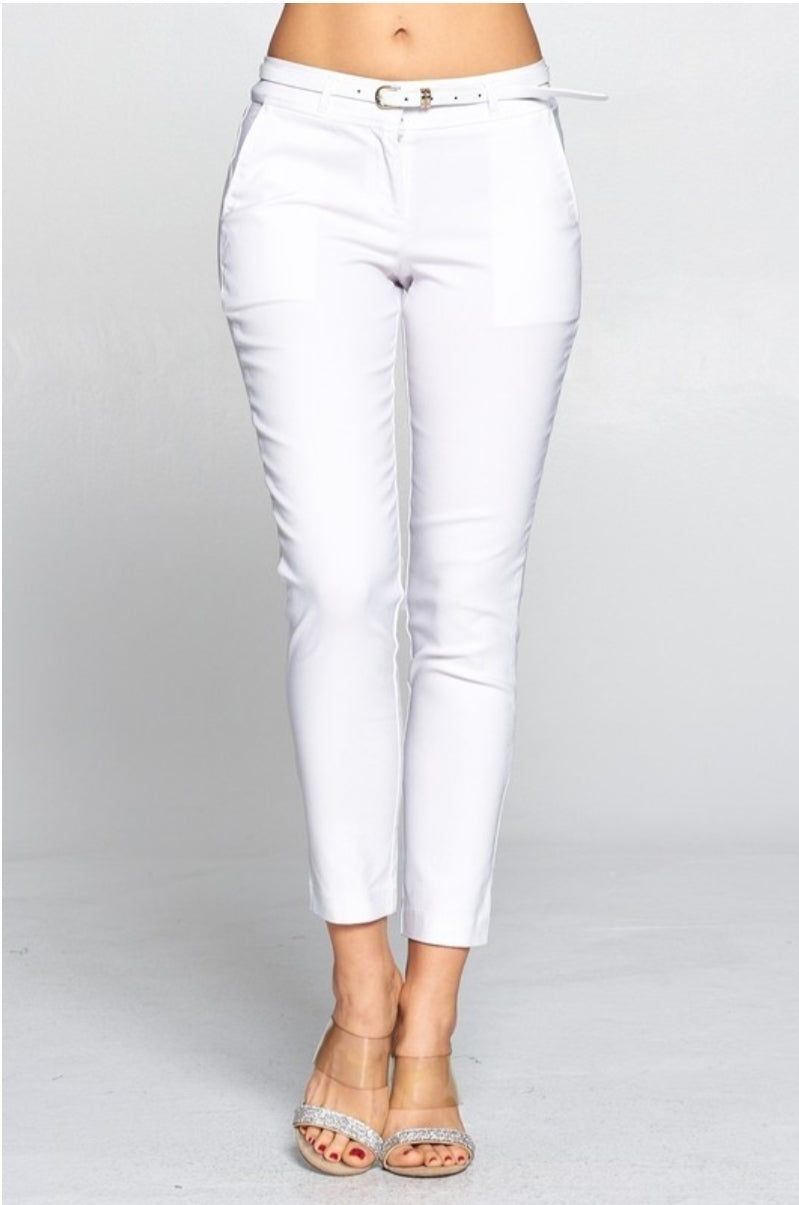 Chino Pixie Ankle Pants