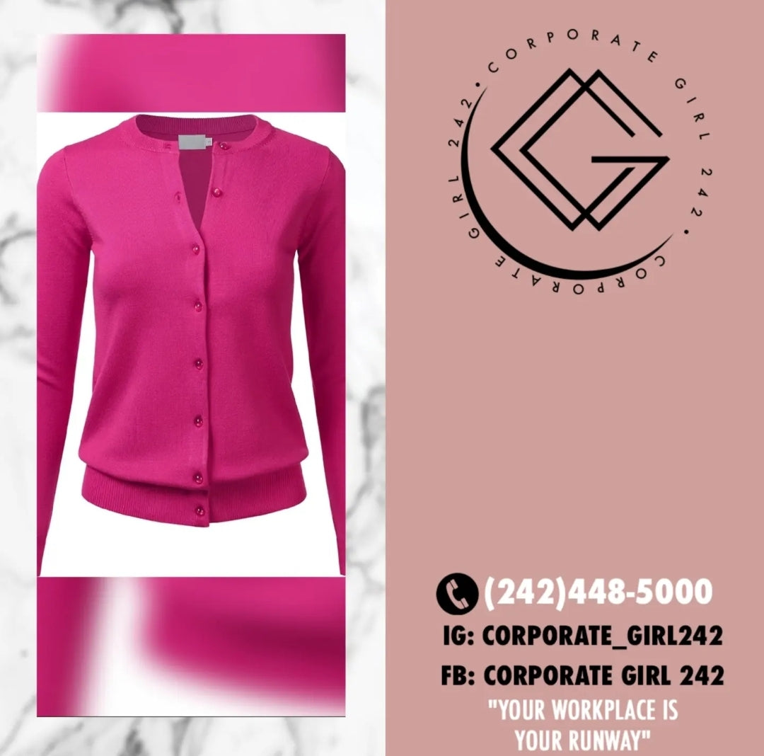 Crew Neck Cardigans