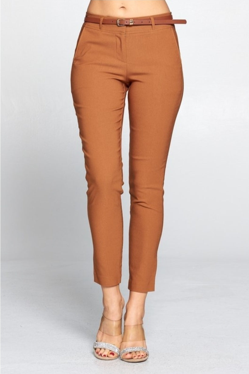 Chino Pixie Ankle Pants