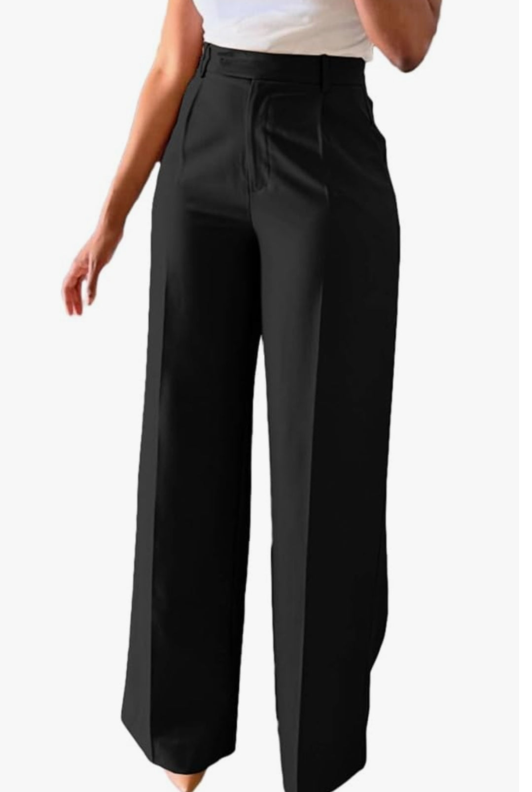 Wide Leg Dress Pants - Plus Size