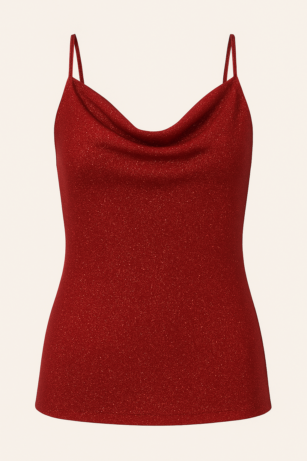 Shimmer Cowl Neck  Camisole