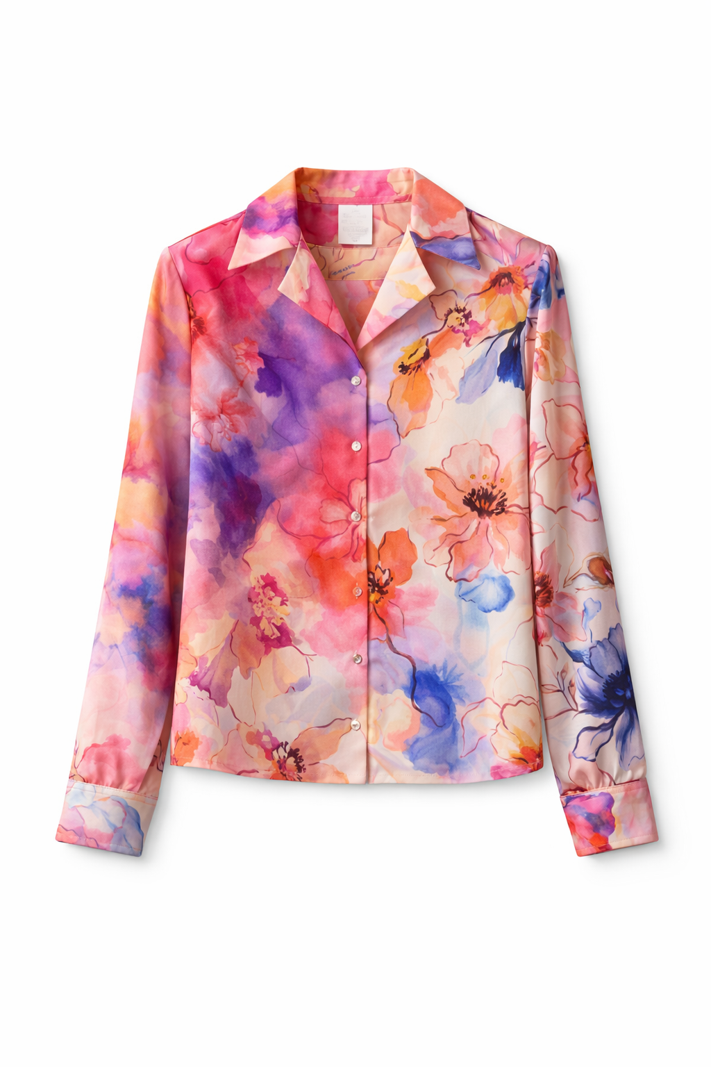 Collared Chiffon Blouse