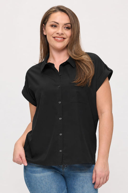 Basic Flow Blouse PLUS SIZE