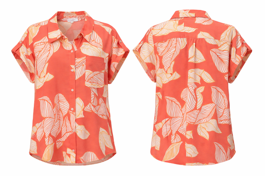 The Island Breeze Blouse- Plus Size