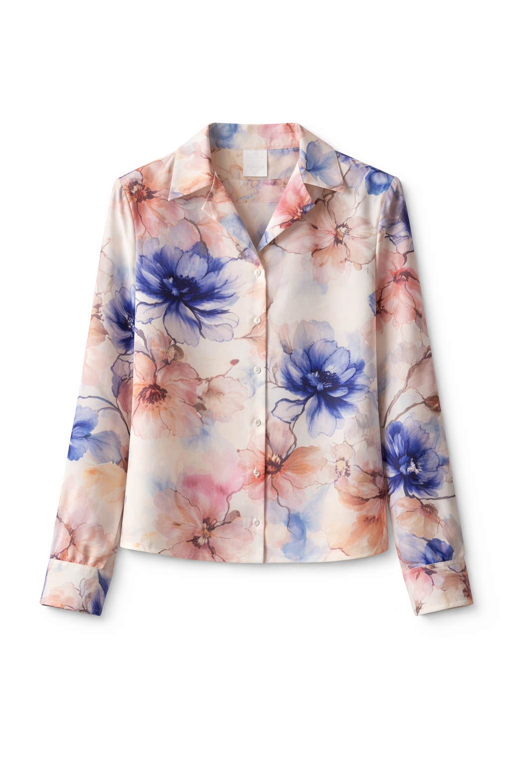 Collared Chiffon Blouse