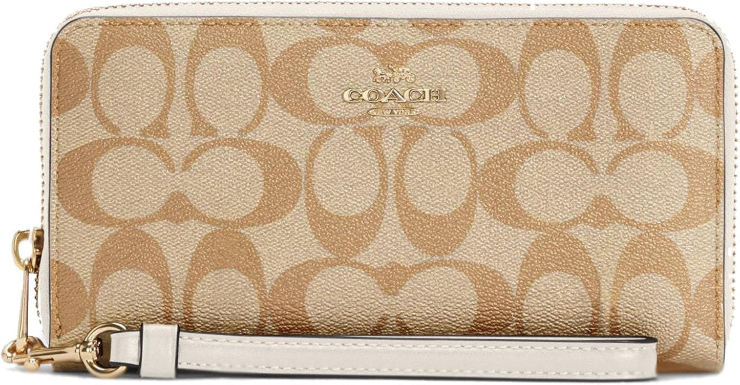 Coach Long Zip Around Wallet