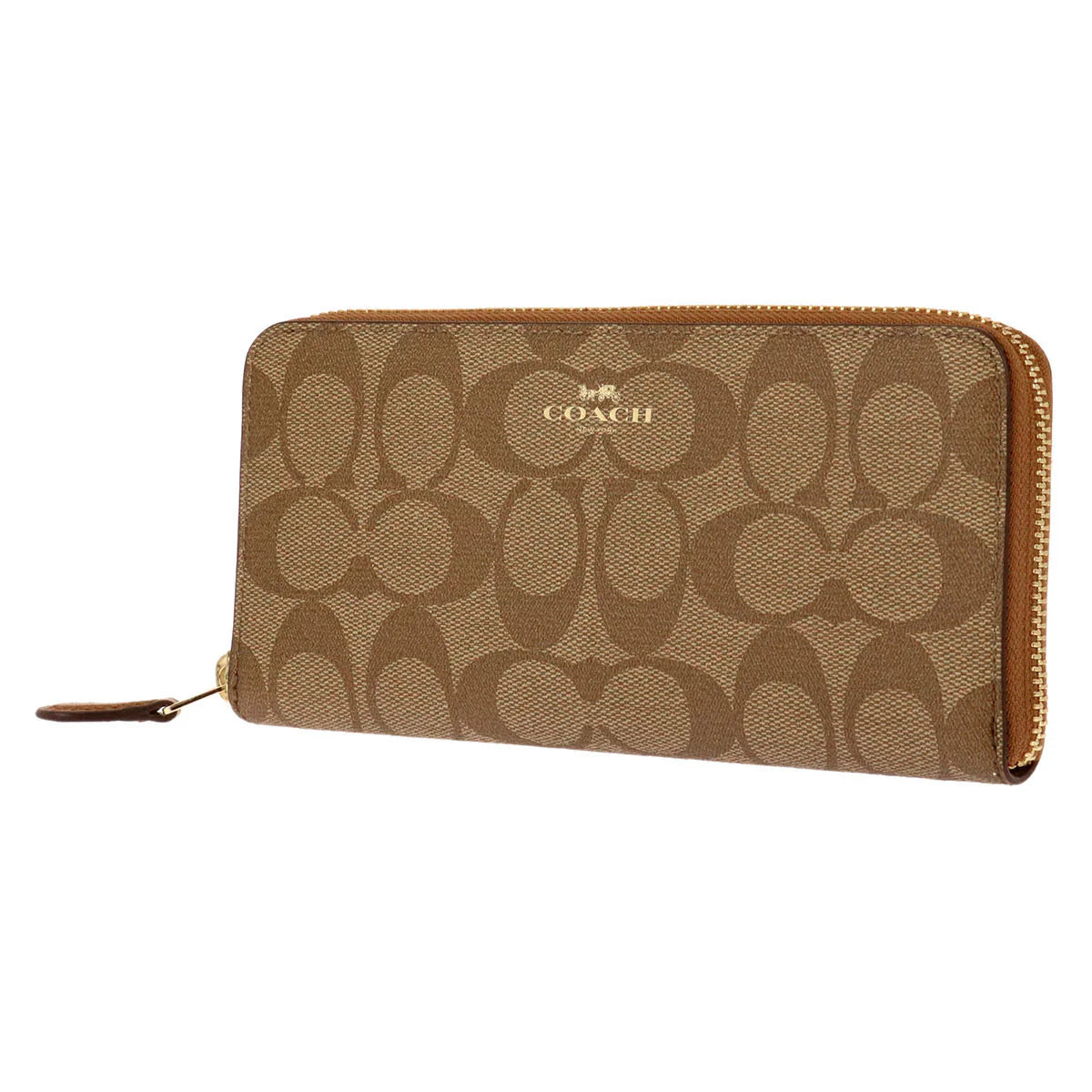 Coach Long Zip Around Wallet