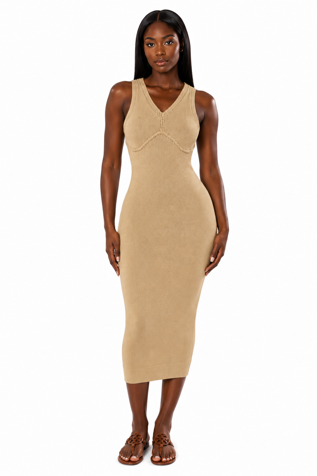 Crochet Trim Dress