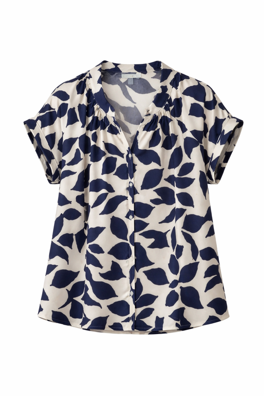 Willow Print Blouse
