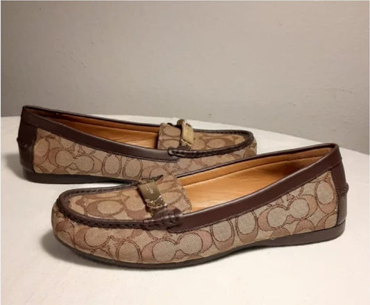 Coach Olive Signature Loafers