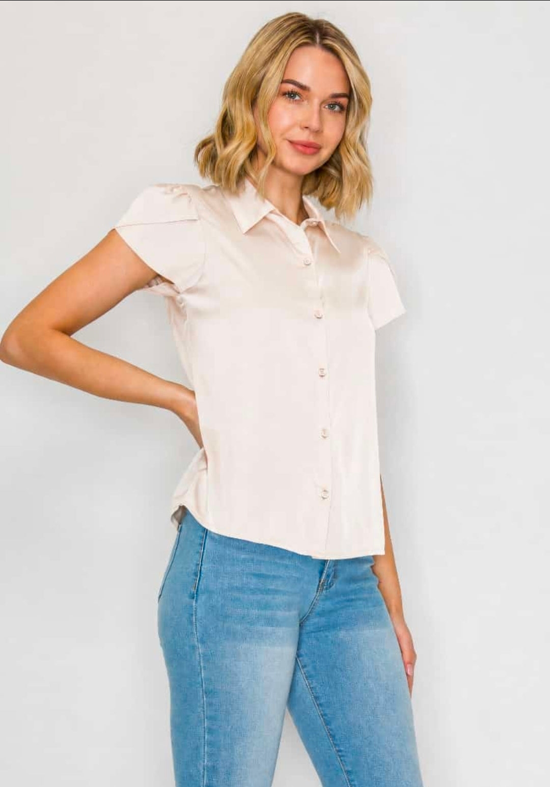 First Pick Satin Blouse