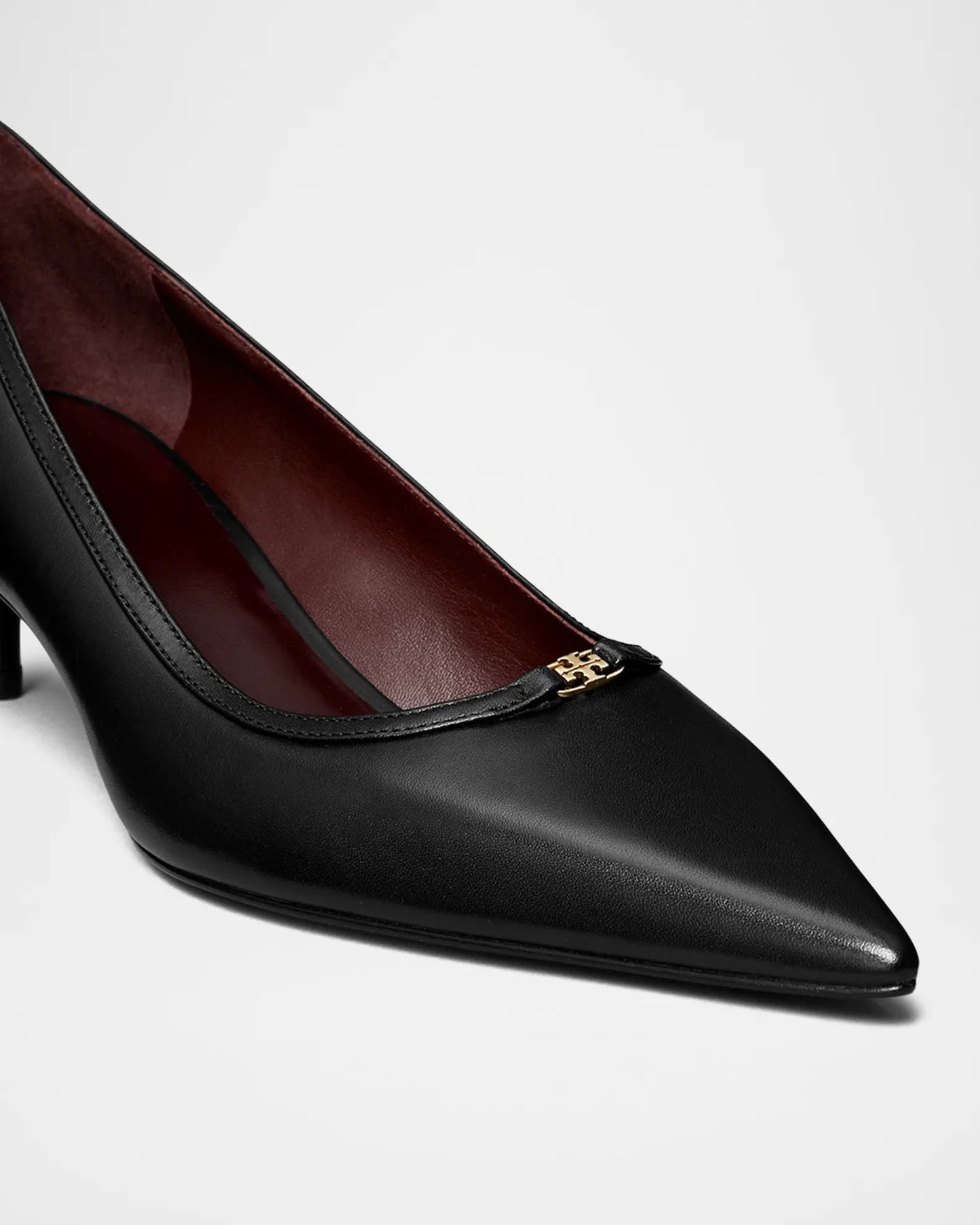 Tory Burch  Double T Buckle Kitten Heels