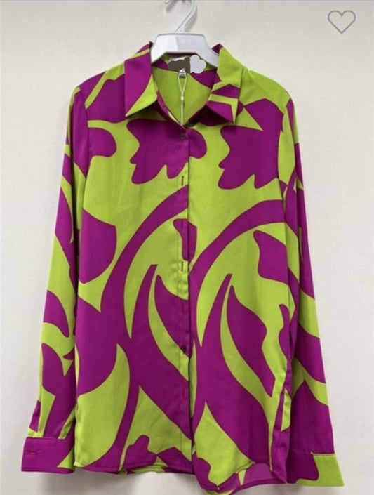 Swirl Collared Blouse