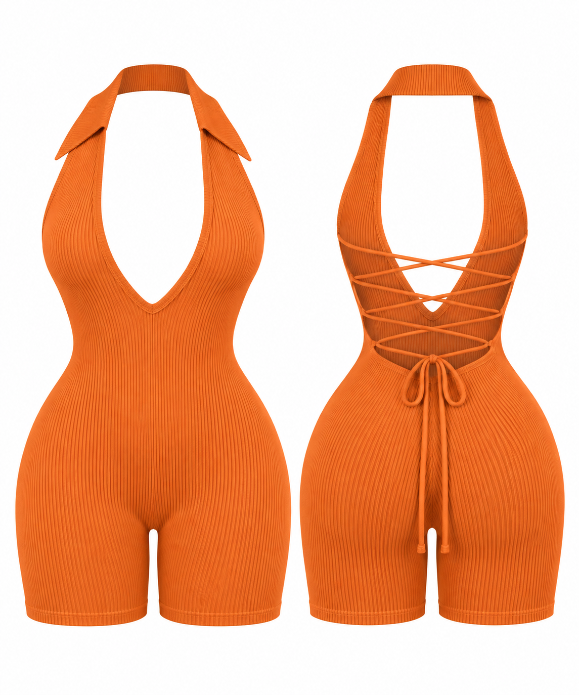 Halter Backless Romper