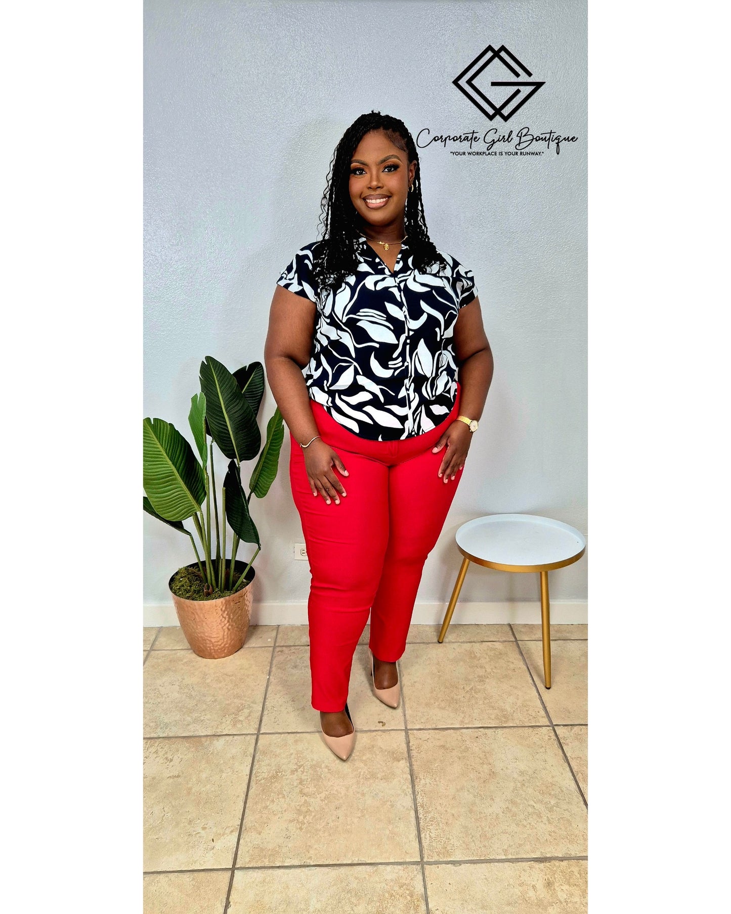 The Muse Blouse-Plus Size