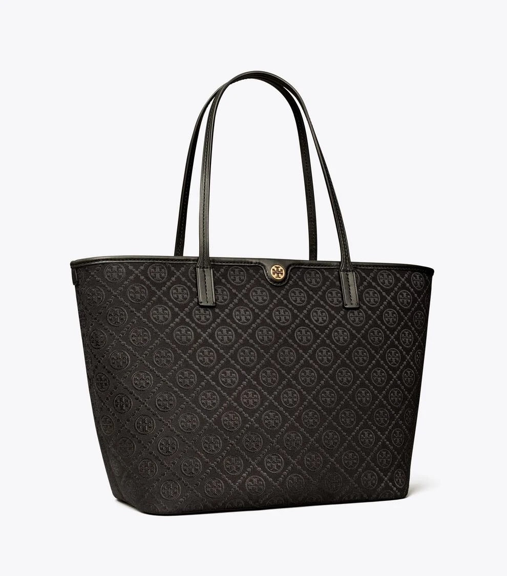 Tory Burch Monogram Zip Tote