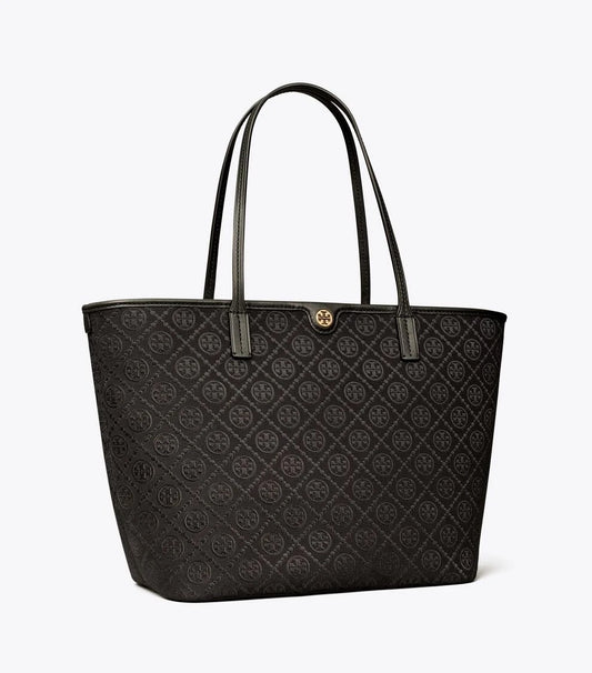 Tory Burch Monogram Zip Tote