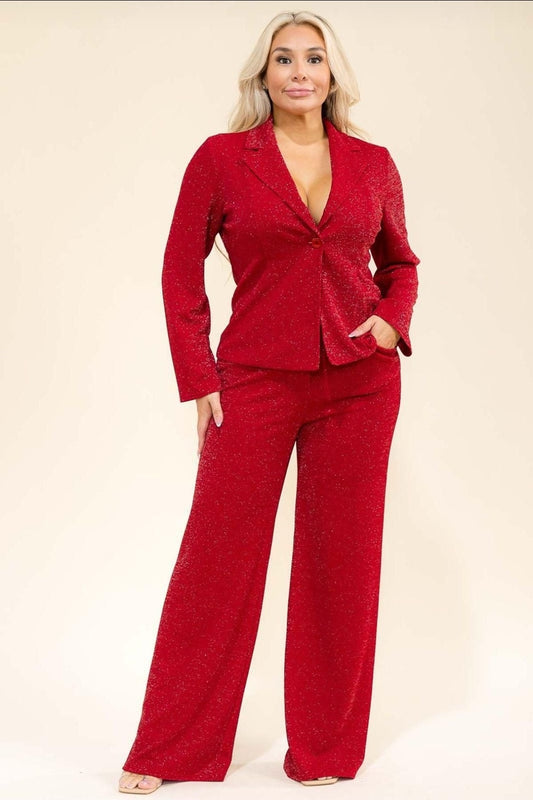 Holiday Glitter Glam Set- Plus Size
