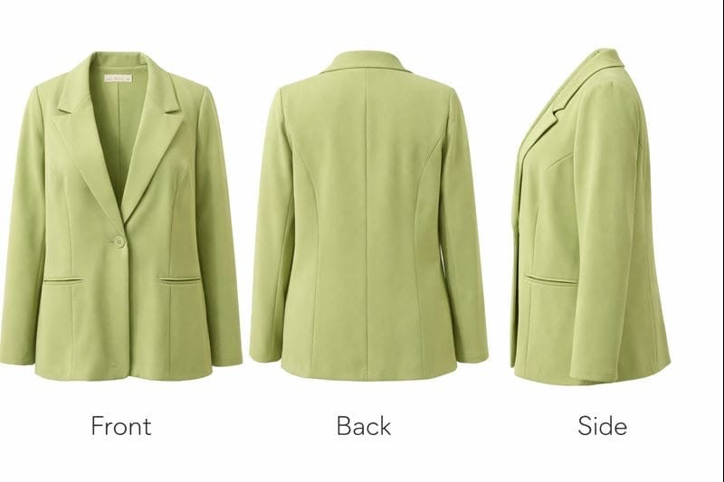 Sage Green Blazer-Plus Size