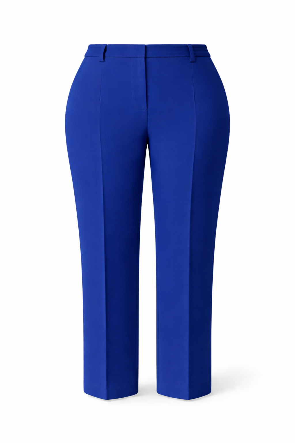 Classic Straight Leg Crepe Pants Plus Size