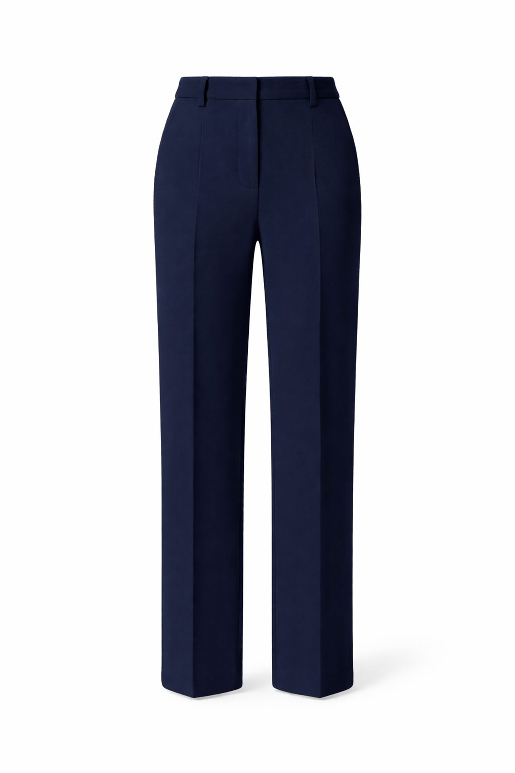 Classic Straight Leg Crepe Pants Plus Size