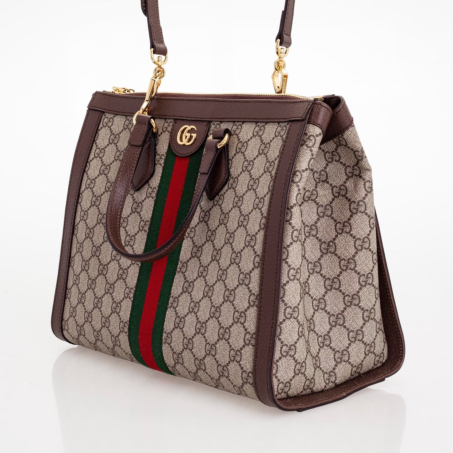 Opheida Gucci Canvas Supreme Medium Tote
