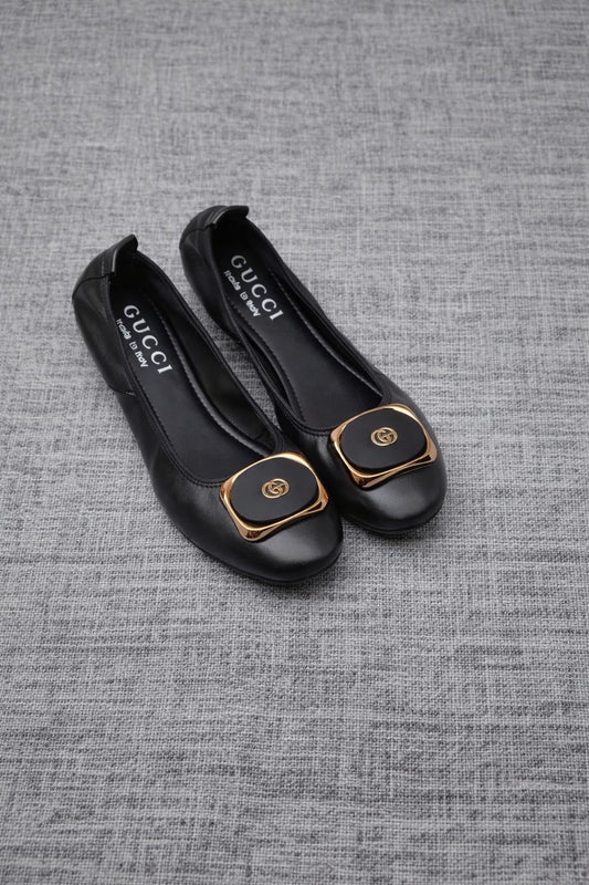 Gucci Buckle Ballet Flats