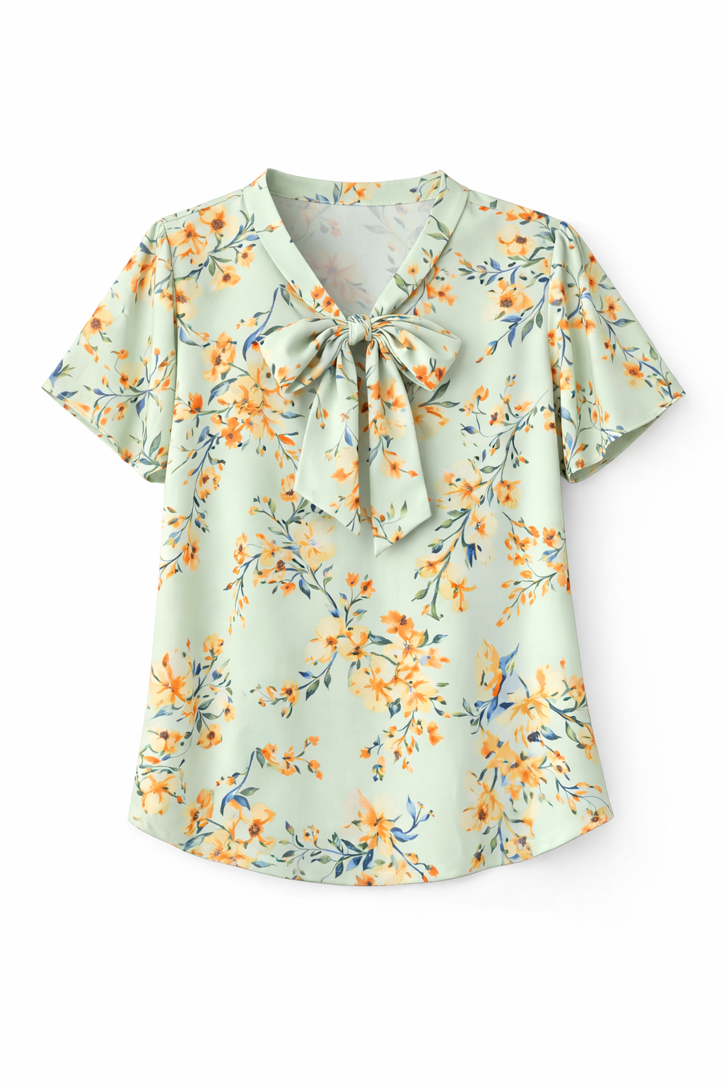 Fresh Bloom Blouse-Plus Size
