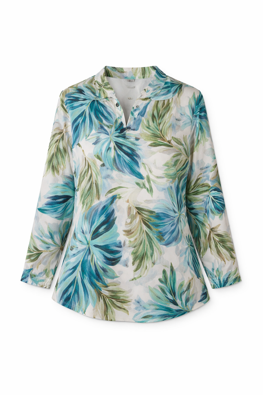 Collared Chiffon Blouse