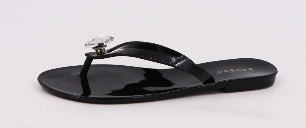 Bling Thong Jelly Sandals