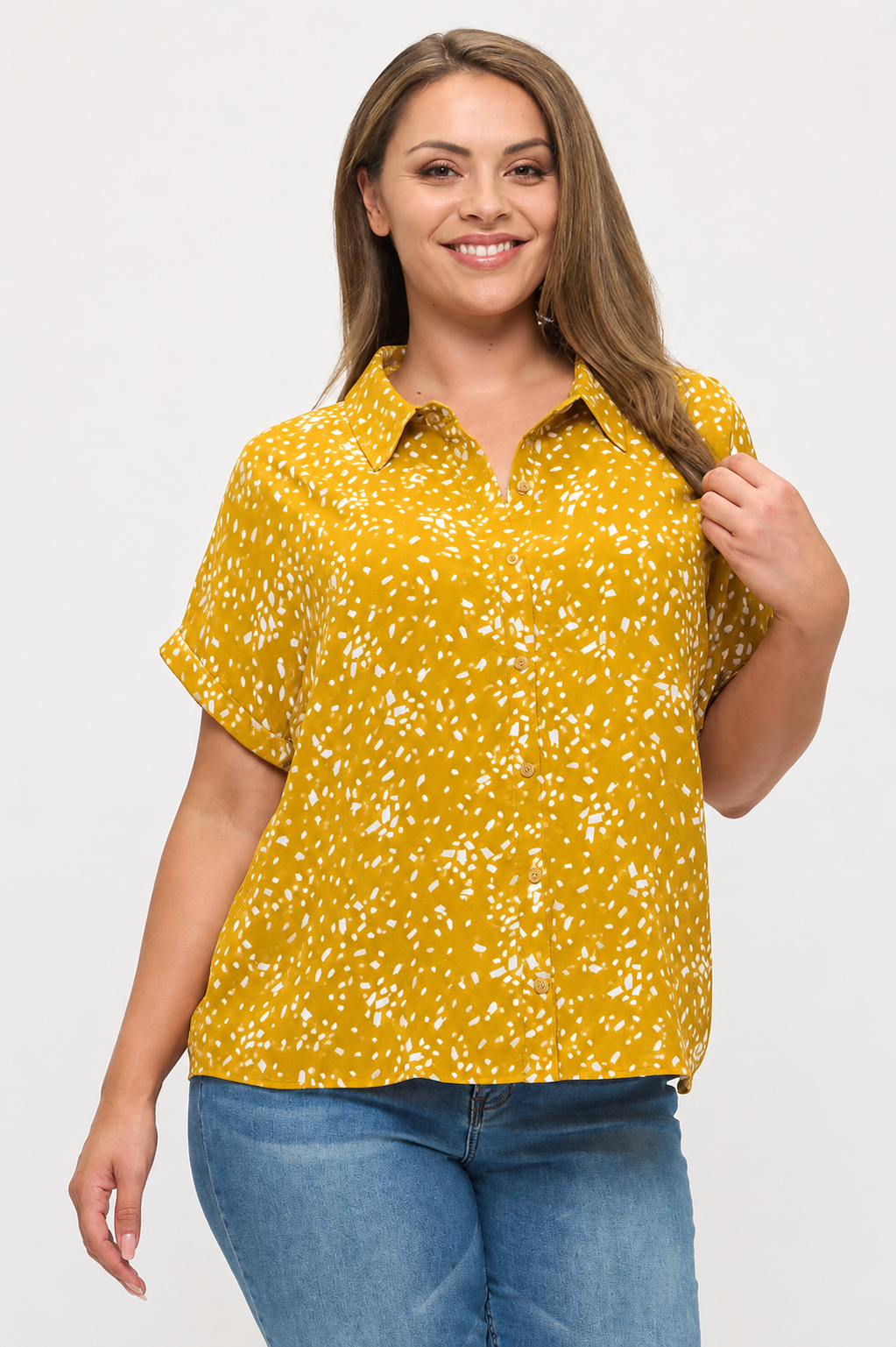 Camden Confetti Blouse PLUS SIZE