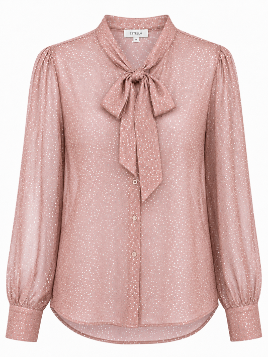 Luna Tie Neck Blouse