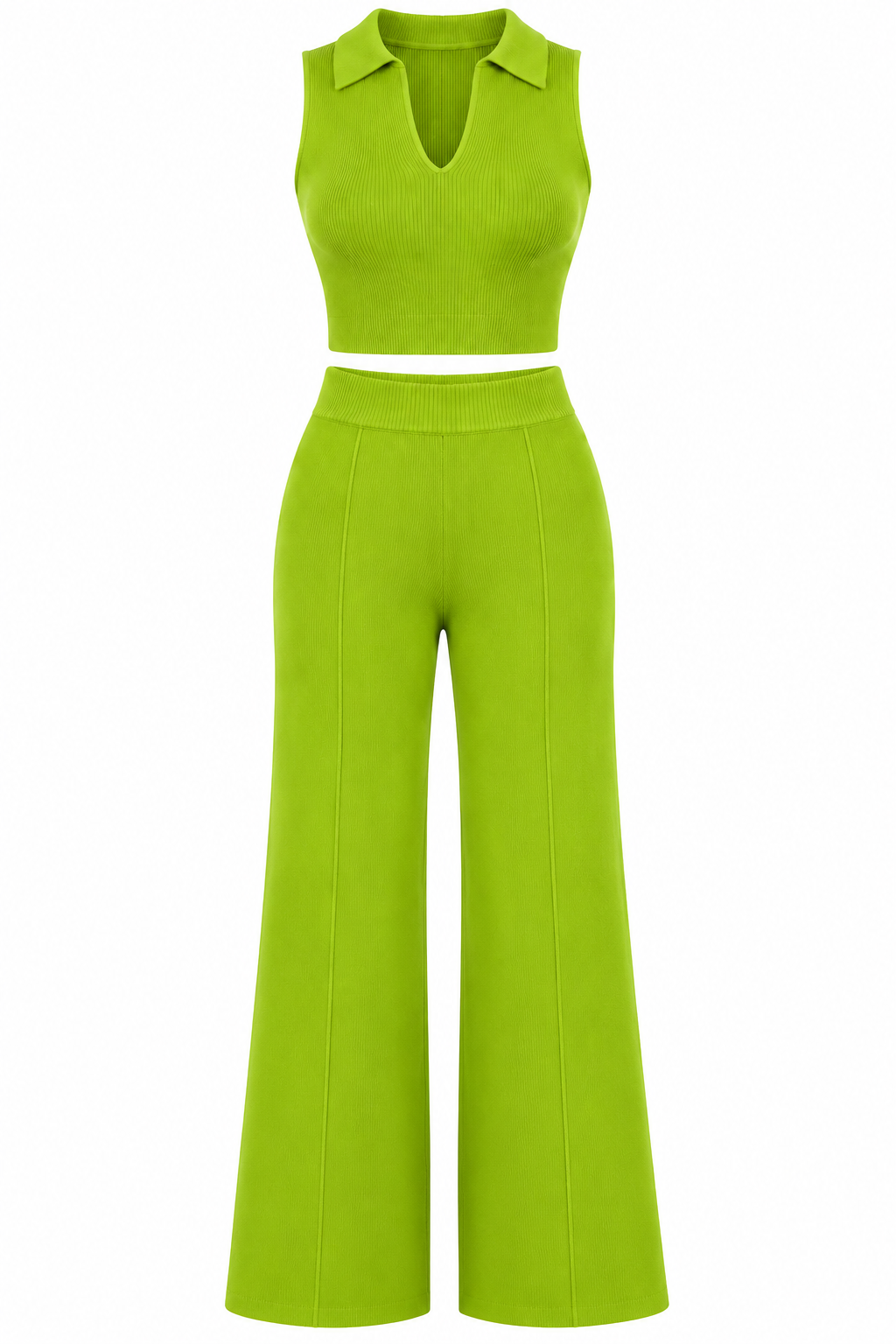 Two Piece V-Neck Knit Set