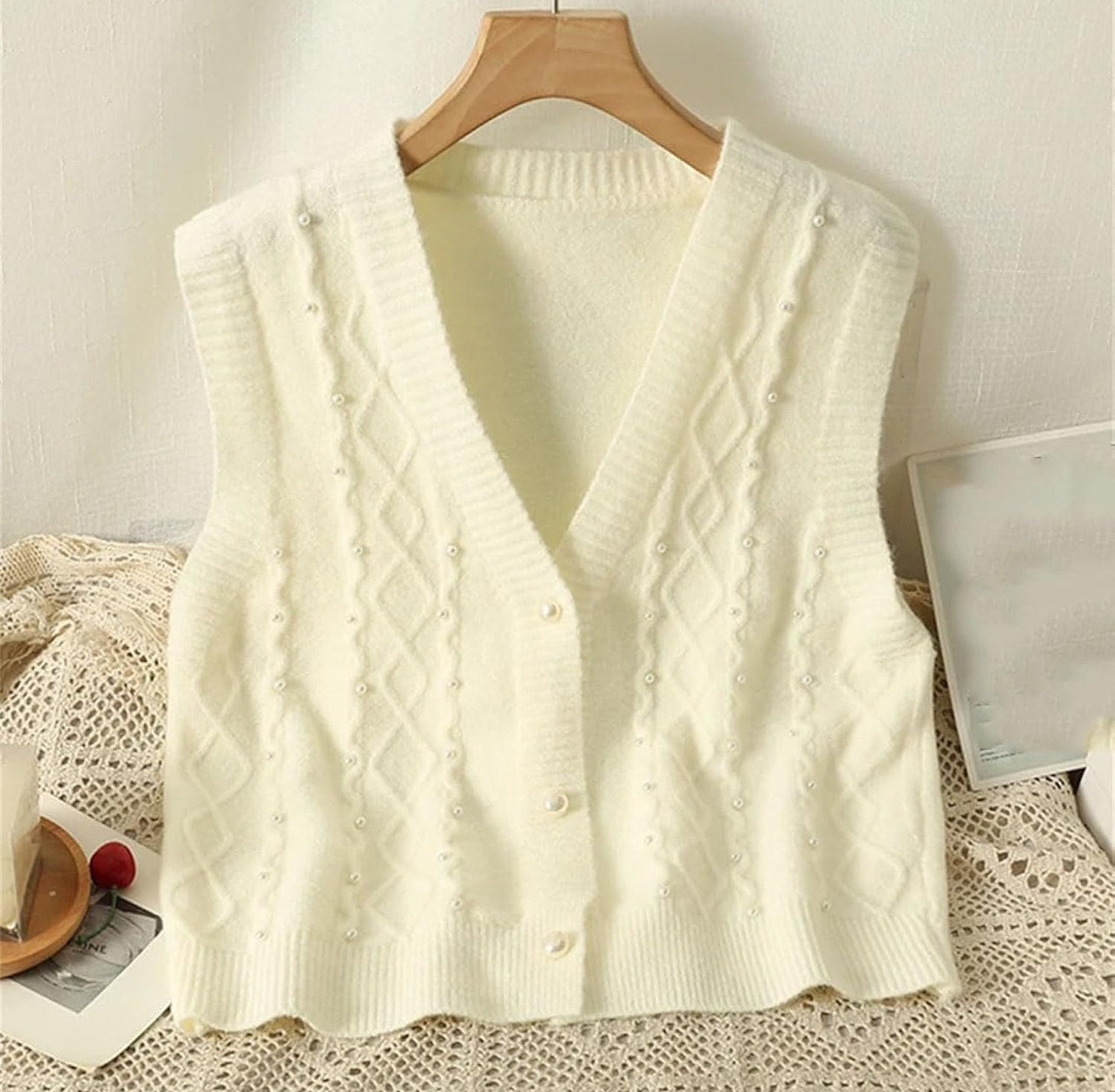 Pearl Knit Vest