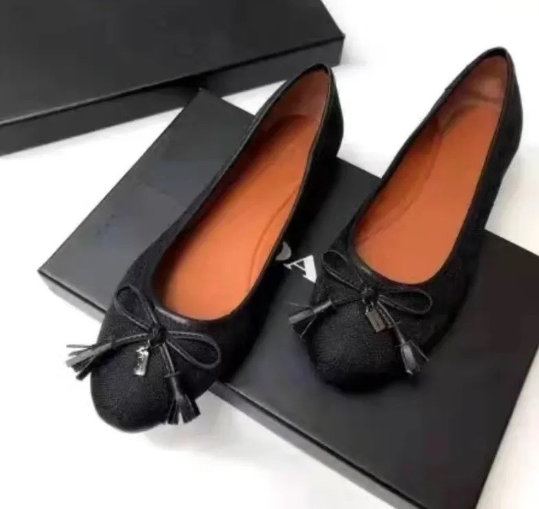 Coach Benni Signature Jacquard Ballet Flats